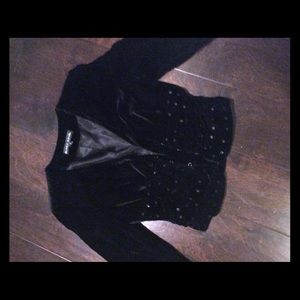 Black velvet vintage Blazer